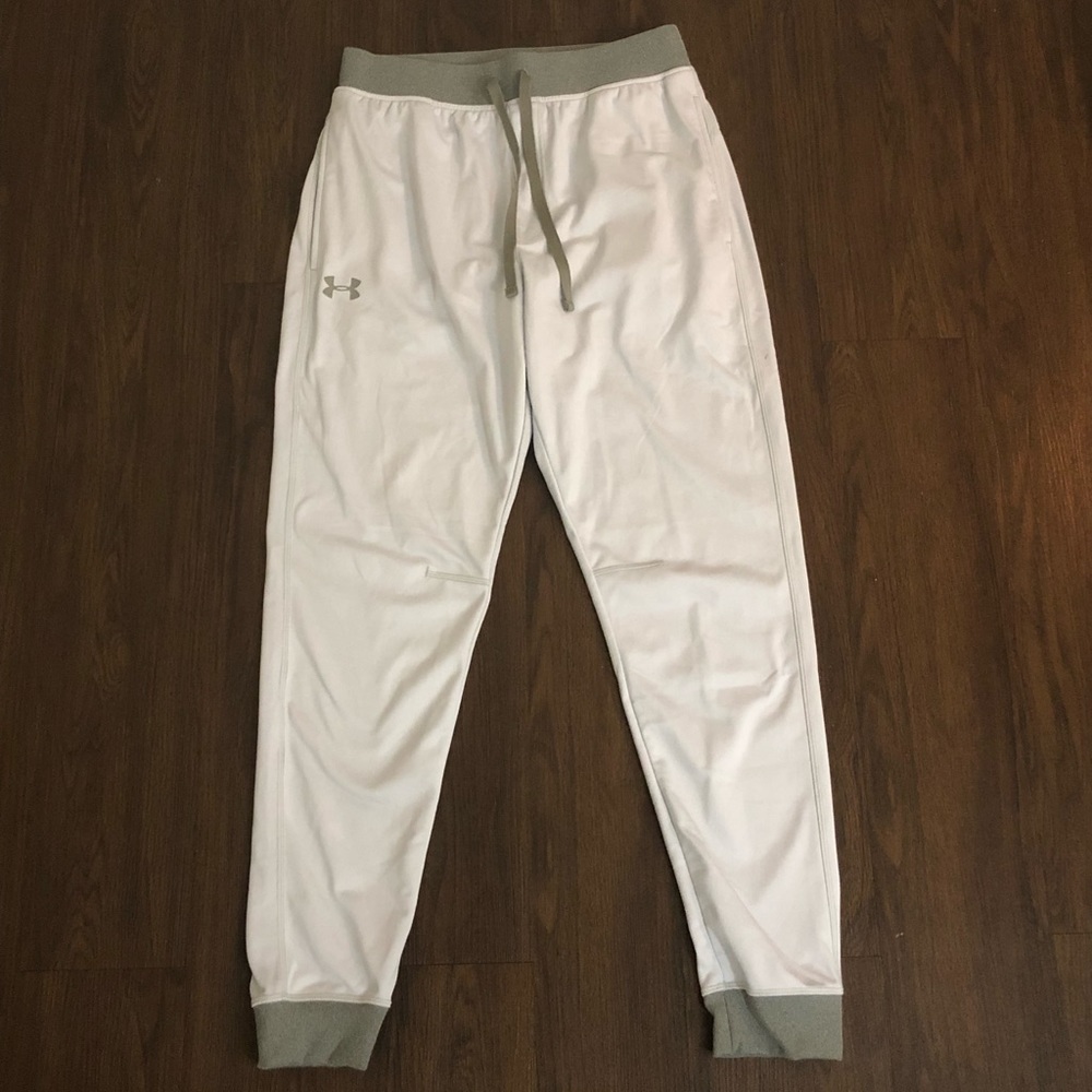 Under Armour Jogger Sweatpants Mens Sz M ColdGear Tapered Great Cond